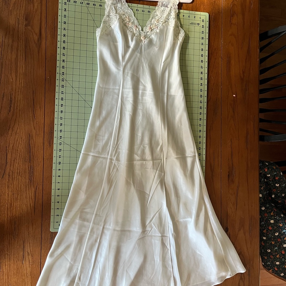 SOLD Vintage Victoria's Secret White Satin Bridal lingerie